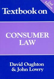 Cover of: Textbook on Consumer Law (Textbook)