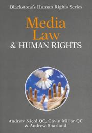 Cover of: Media law and human rights | Andrew G. L. Nicol