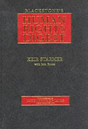 Cover of: Blackstone's human rights digest
