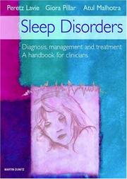 Cover of: Sleep Disorders Handbook by Peretz Lavie, Giora Pillar, Atul Malhotra