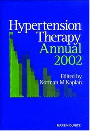 Cover of: Hypertension Therapy Annual 2002