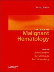 Cover of: Textbook of Malignant Hematology by 