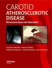 Cover of: Carotid Atherosclerotic Disease: Pathologic Basis for Treatment