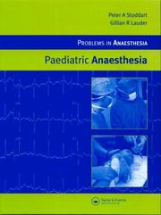 Cover of: Problems in anaesthesia: Paediatric anaesthesia