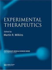 Cover of: Experimental Therapeutics (Postgraduate Medical Science)