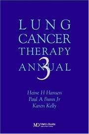 Cover of: Lung Cancer Therapy Annual: 3 (Lung Cancer Therapy Annual)