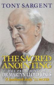 Cover of: Sacred Anointing by Tony Sargent