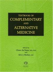 Cover of: Textbook of complementary and alternative medicine