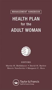 Cover of: Guidelines: Health Plan for the Adult Woman