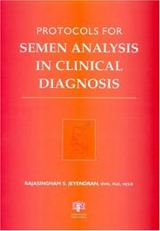 Cover of: Protocols for semen analysis in clinical diagnosis