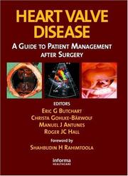 Cover of: Heart Valve Disease: A Guide to Patient Management After Surgery