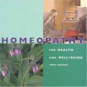 Cover of: Homeopathy Health and Well Being (Health and Well-Being)