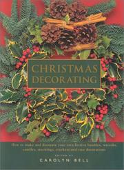 Cover of: Christmas Decorating by Carolyn Bell, Carolyn Bell