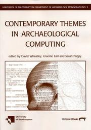 Cover of: Contemporary themes in archaeological computing