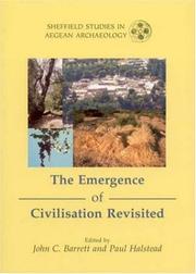 Cover of: The emergence of civilisation revisited