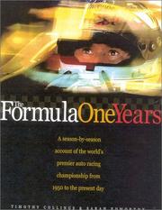 Cover of: The Formula One Years: A Season-by-Season Account of the World's Premier Moto Racing