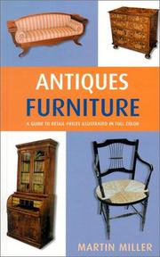 Cover of: Antiques;Furniture