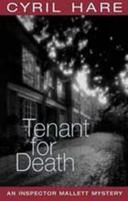 Cover of: Tenant for Death (Inspector Mallett Mystery) by Cyril Hare