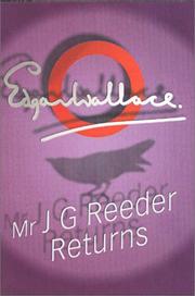 Cover of: Mr J G Reeder Returns