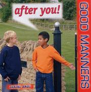 Cover of: After You! (Good Manners)
