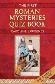 Cover of: The First Roman Mysteries Quiz Book (Roman Mysteries)
