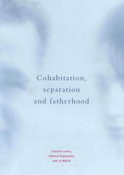 Cover of: Cohabitation, separation, and fatherhood