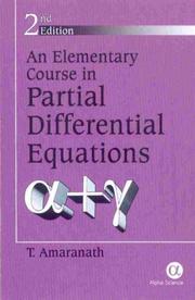 An Elementary Course in  Partial Differential Equations  2nd Edition by T. Amarnath