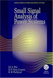 Cover of: Small Signal Analysis of Power Systems