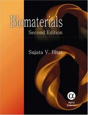 Cover of: Biomaterials by Sujata V. Bhat