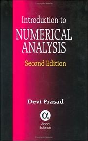 Cover of: An Introduction to Numerical Analysis