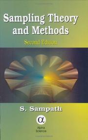 Cover of: Sampling Theory and Methods | S. Sampath