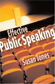 Cover of: Speechmaking by Susan Jones
