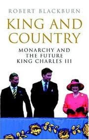 Cover of: King and Country by Robert Blackburn