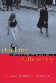 Cover of: Thinking Differently by 