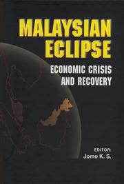 Cover of: The Malaysian Eclipse: Economic Crisis and Recovery