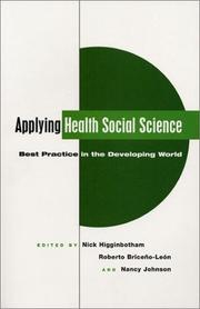 Cover of: Applying Health Social Science | 