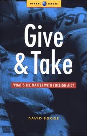 Cover of: Give And Take by David Sogge