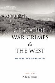 Cover of: Genocide, War Crimes and the West by Adam Jones