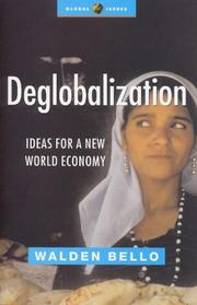 Cover of: De-Globalization by Walden Bello