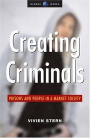Cover of: Creating Criminals by Vivien Stern