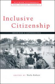 Cover of: Inclusive Citizenship: Meanings and Expressions (Claiming Citizenship:  Rights, Participation and Accountability)