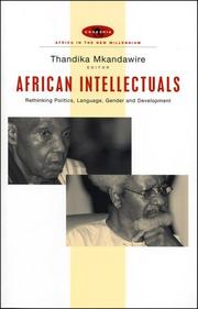 Cover of: African Intellectuals by P. Thandika Mkandawire