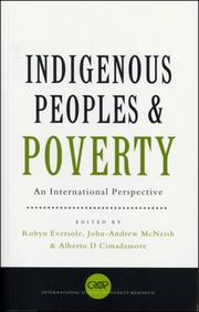 Cover of: Indigenous Peoples and Poverty: An International Perspective (International Studies in Poverty Research)