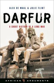 Cover of: Darfur by Julie Flint, Alexander De Waal, Julie Flint, Alexander De Waal