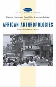 Cover of: African Anthropologies | 