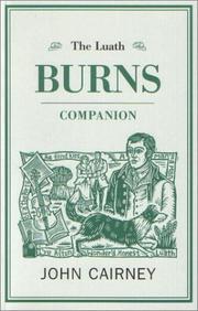 Cover of: Luath Burns Companion by John Cairney