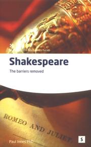 Cover of: Shakespeare by Paul Innes