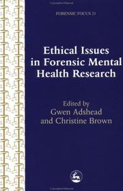 Cover of: Ethical Issues in Forensic Mental Health Research (Forensic Focus)