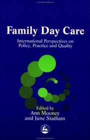 Cover of: Family Day Care: International Perspectives on Policy, Practice and Quality