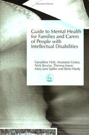 Cover of: Guide to Mental Health for Families and Carers of People with Intellectual Disabilities | Anastasia Gratsa